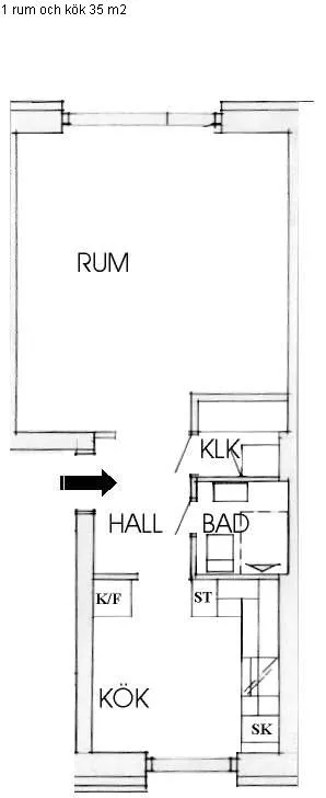 Hyreslägenhet på Katrineholm i katrineholm