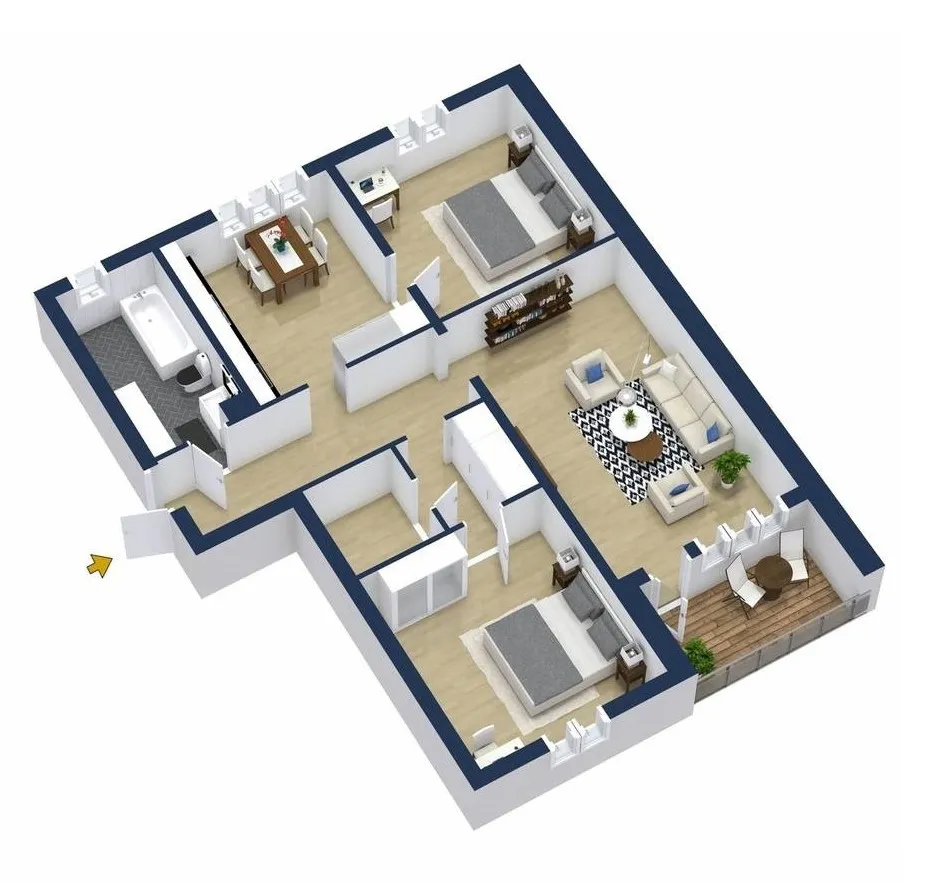 Hyreslägenhet på Gävle i gavle