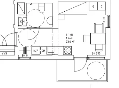 Hyreslägenhet på Hässelby i hasselby
