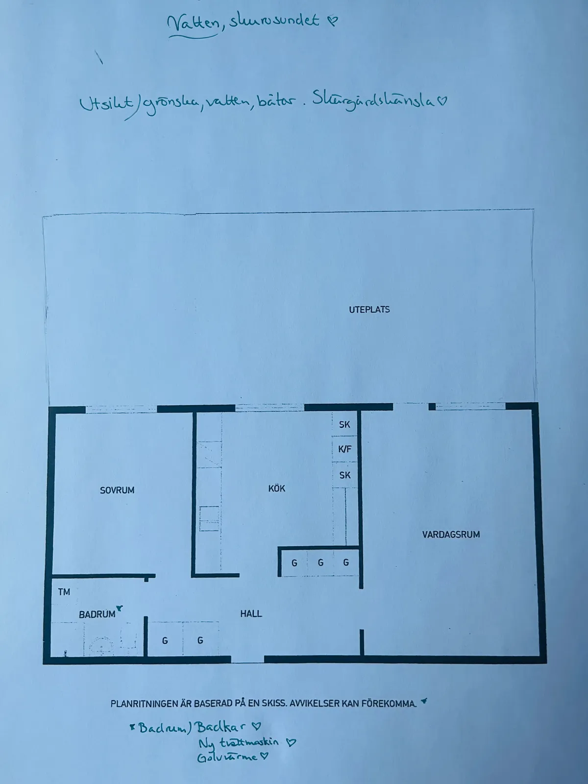 Hyreslägenhet på Saltsjö-boo i saltsjo-boo