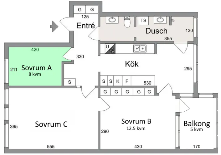 Hyreslägenhet på Västra Frölunda i vastra-frolunda
