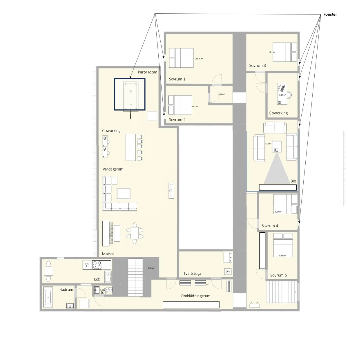 Hyreslägenhet på Stockholm i stockholm