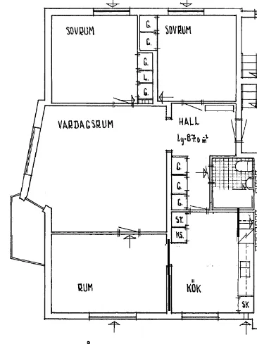 Hyreslägenhet på Katrineholm i katrineholm