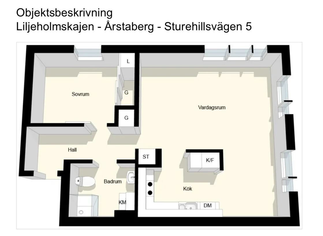 Hyreslägenhet på Stockholm i stockholm