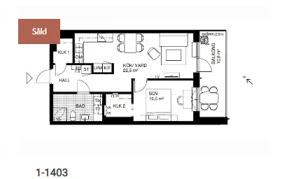 Hyreslägenhet på Järfälla i jarfalla