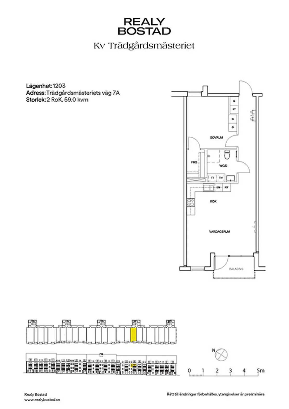 Hyreslägenhet på Märsta i marsta