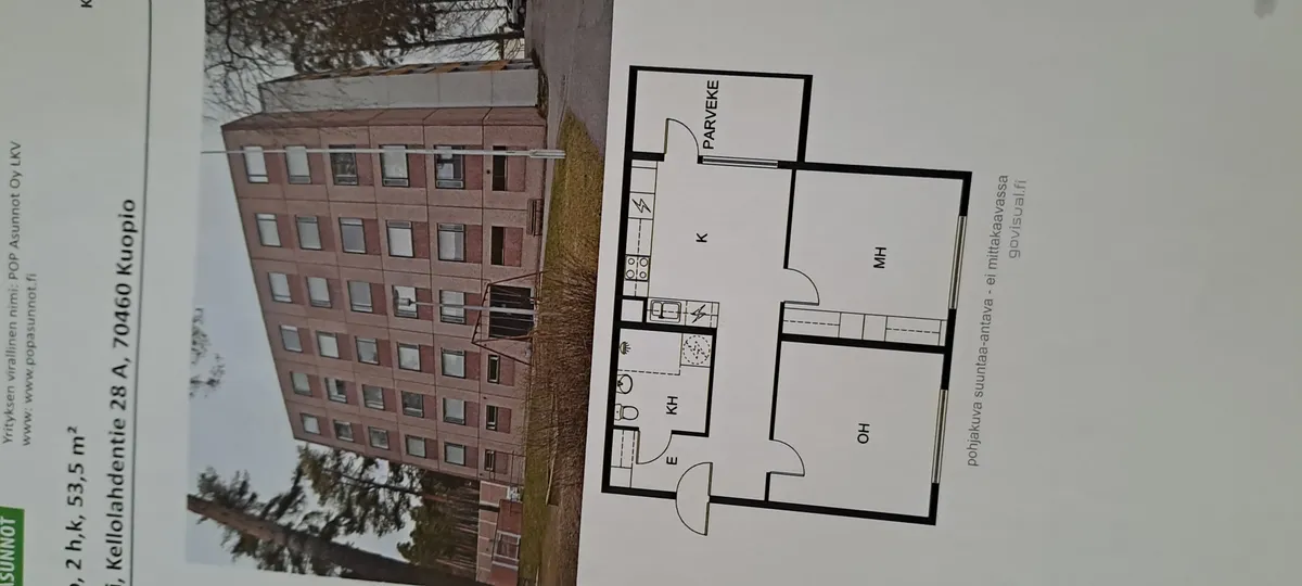Hyreslägenhet på Kuopio i kuopio