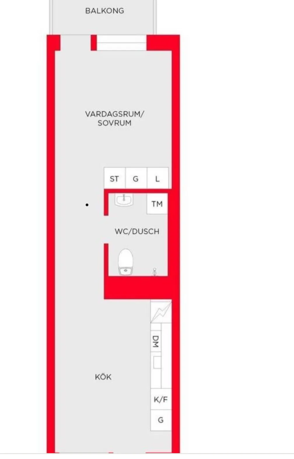 Hyreslägenhet på Täby i taby