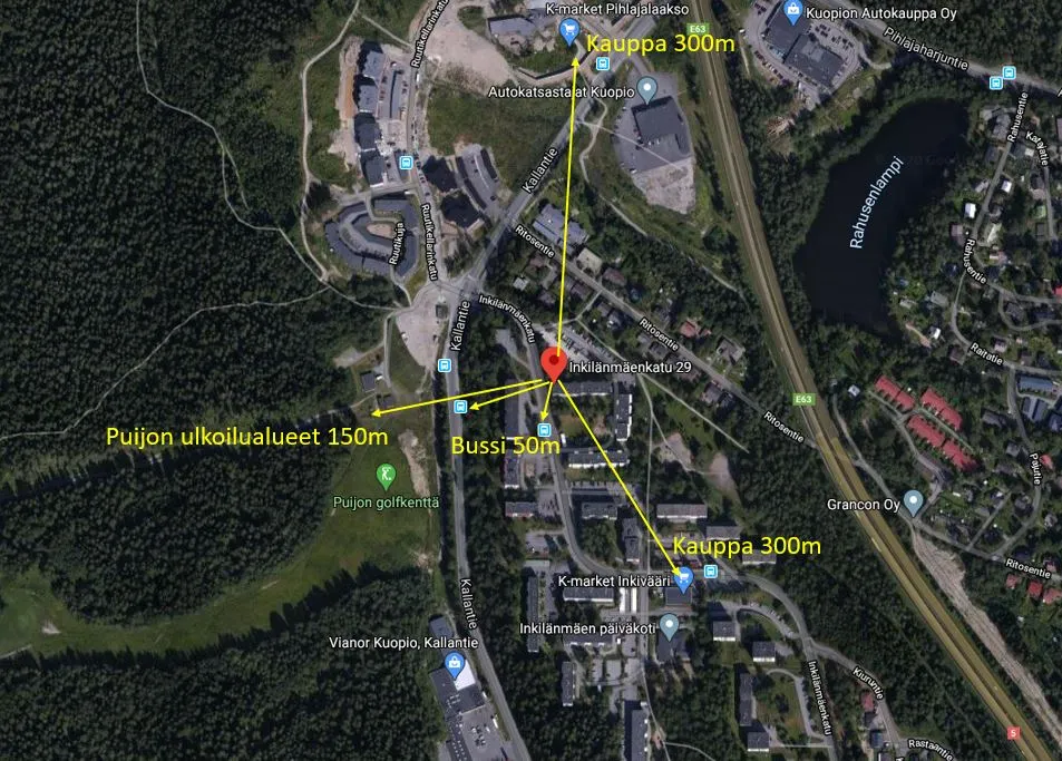 Hyreslägenhet på Kuopio i kuopio