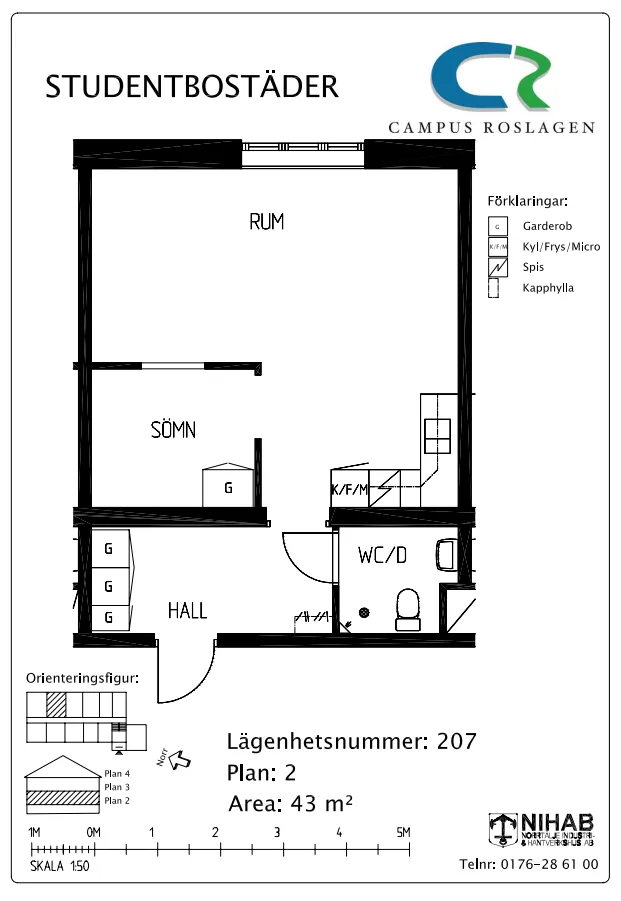 Hyreslägenhet på Norrtälje i norrtalje