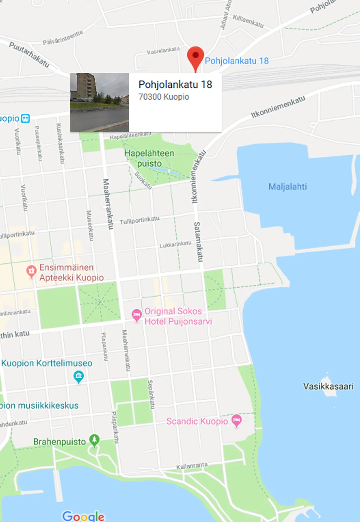 Hyreslägenhet på Kuopio i kuopio