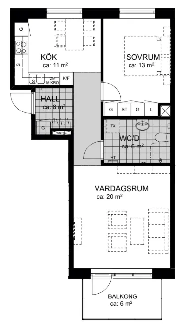 Hyreslägenhet på Mölndal i molndal