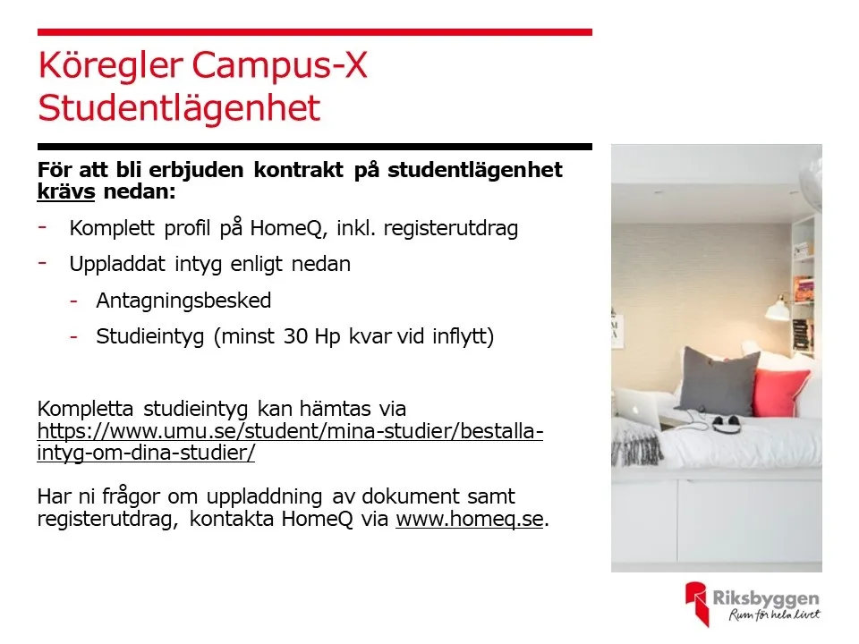 Hyreslägenhet på Umeå i umea