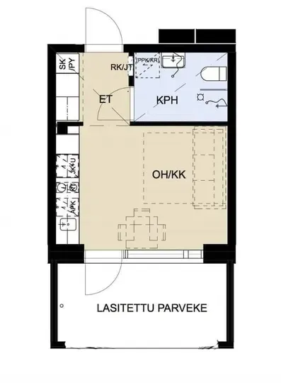 Hyreslägenhet på Helsinki i helsinki