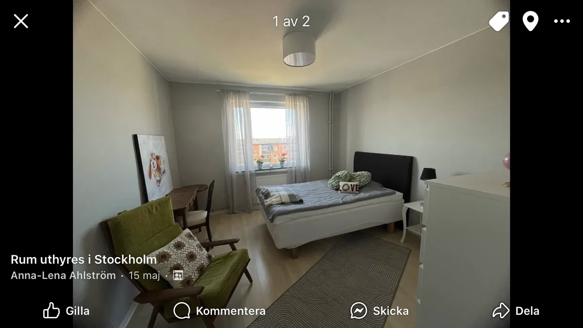 Hyreslägenhet på Sköndal i skondal