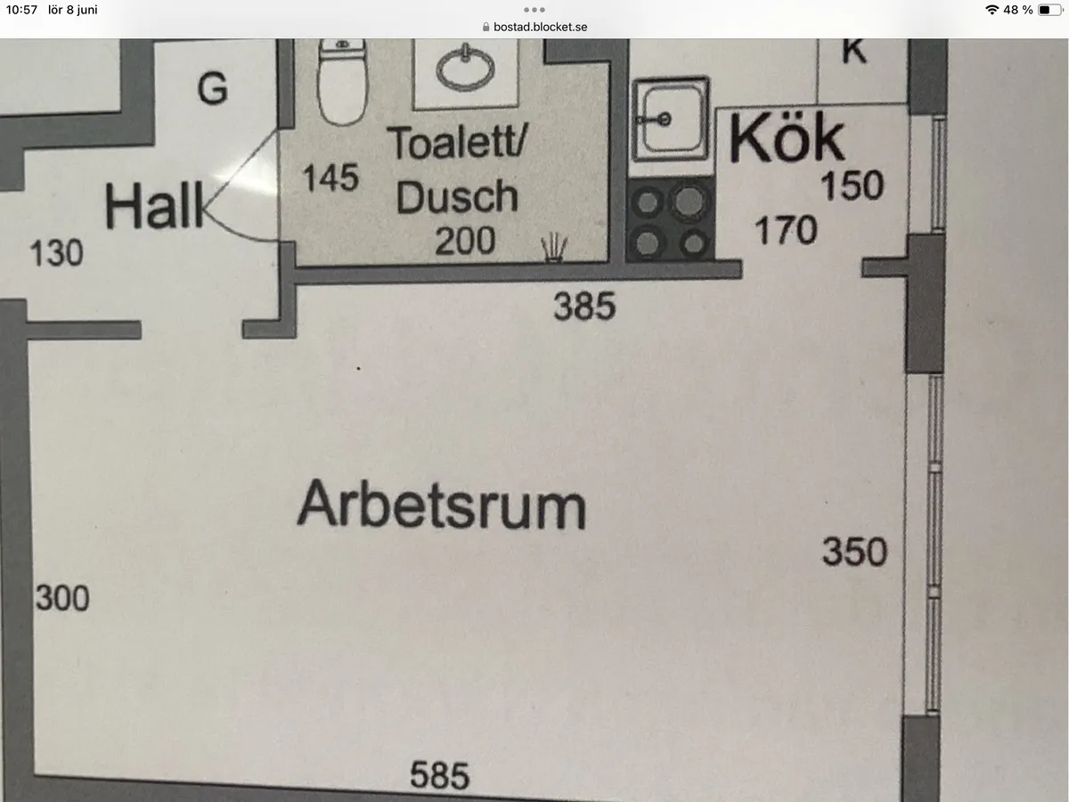 Hyreslägenhet på Linköping i linkoping
