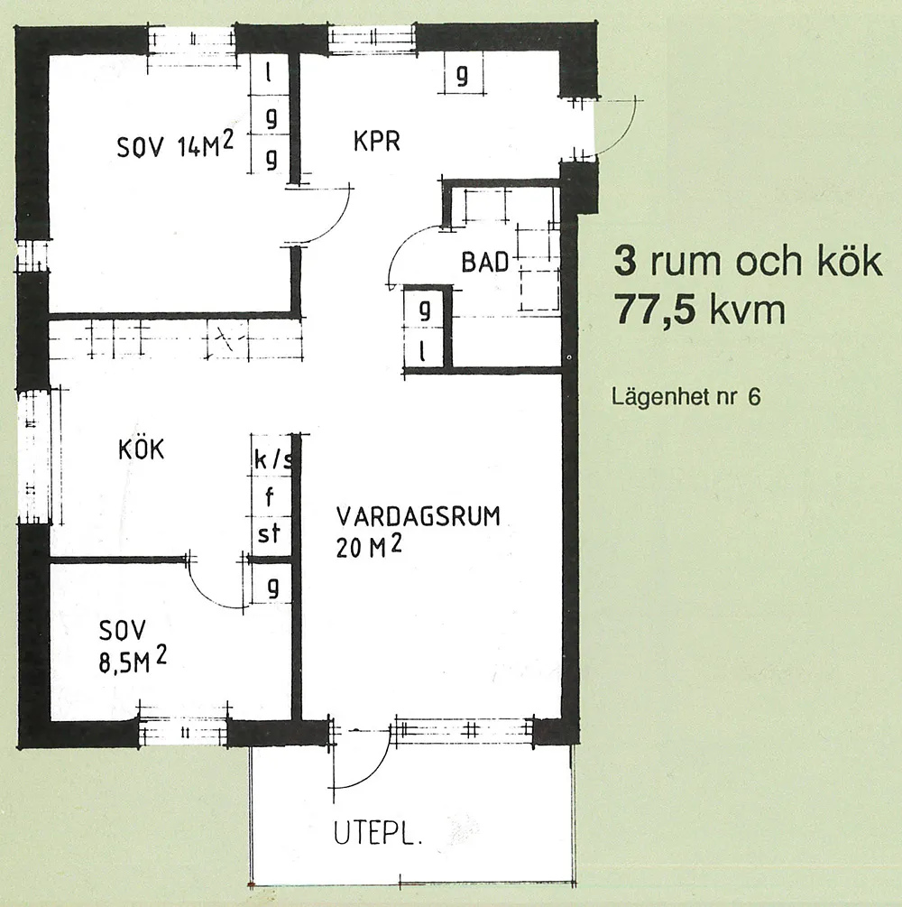 Hyreslägenhet på Skellefteå i skelleftea