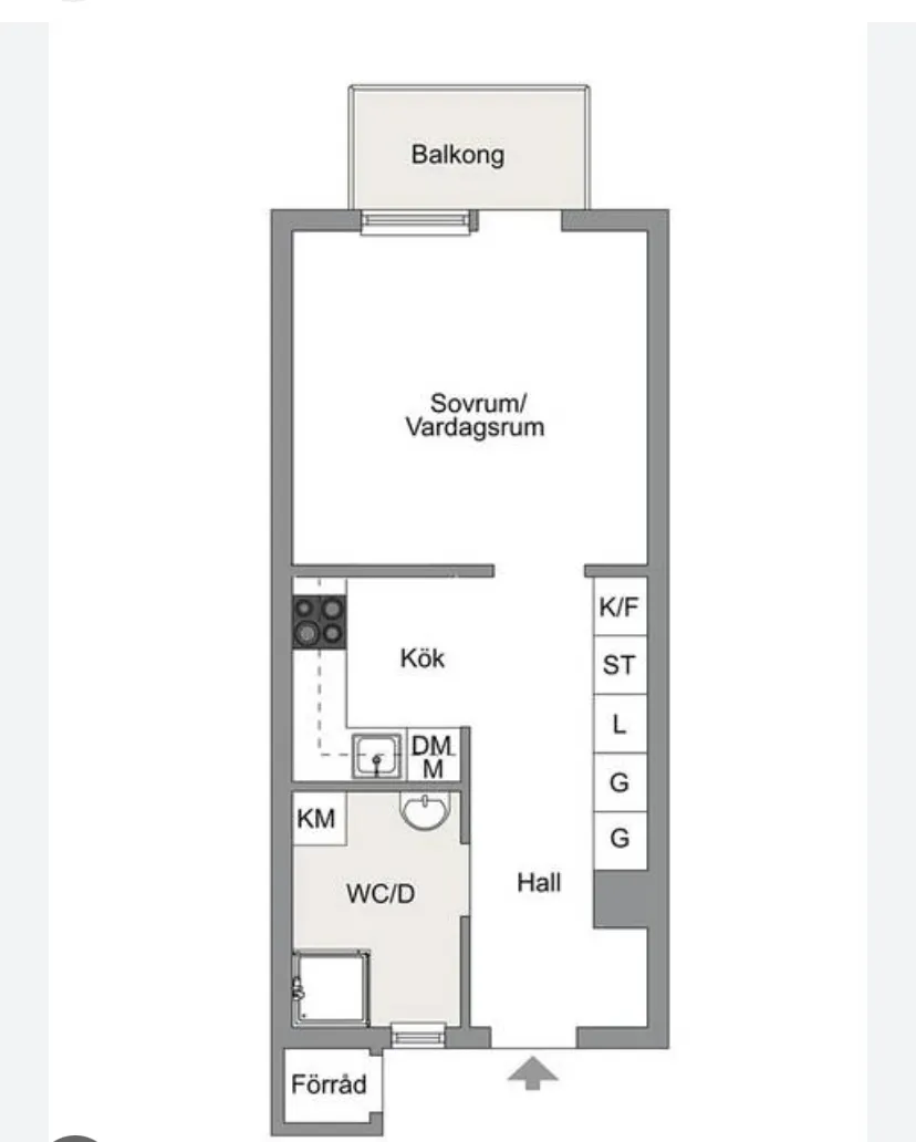 Hyreslägenhet på Kista i kista