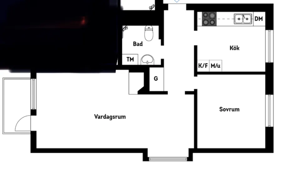 Hyreslägenhet på Nyköping i nykoping