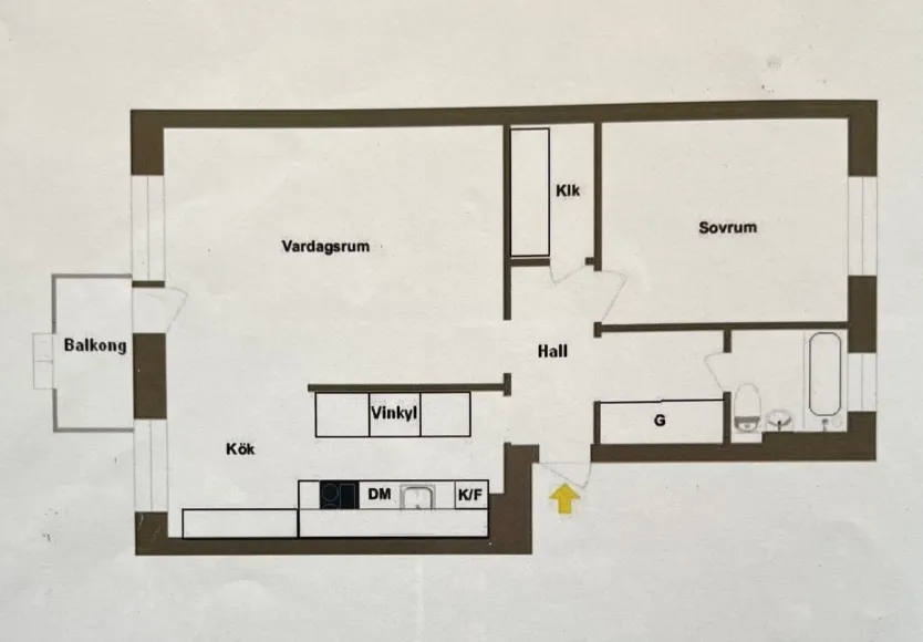 Hyreslägenhet på Hägersten i hagersten