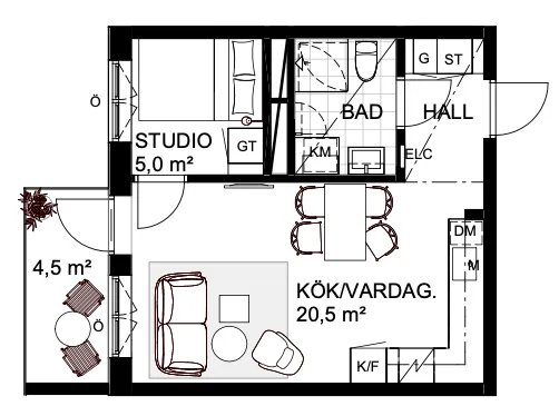 Hyreslägenhet på Göteborg i goteborg