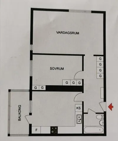 Hyreslägenhet på Kista i kista