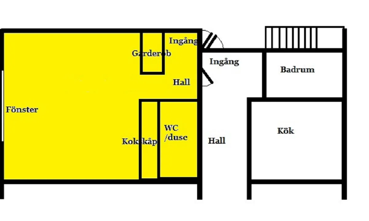 Hyreslägenhet på Bagarmossen i bagarmossen