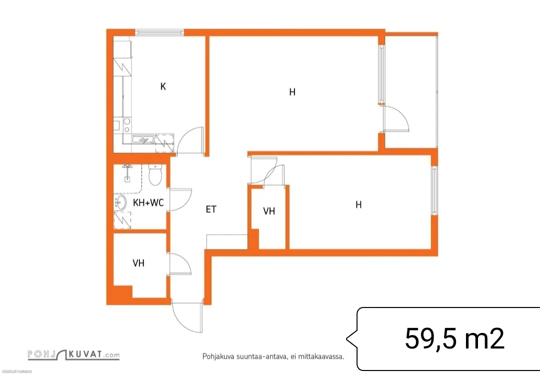 Hyreslägenhet på Joensuu i joensuu