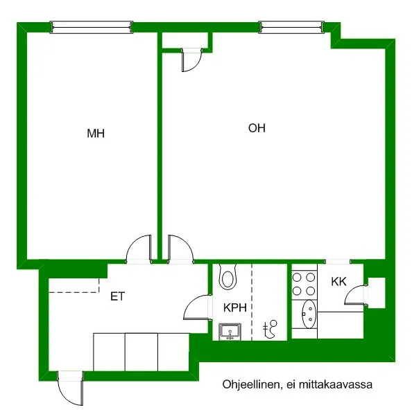 Hyreslägenhet på Oulu i oulu