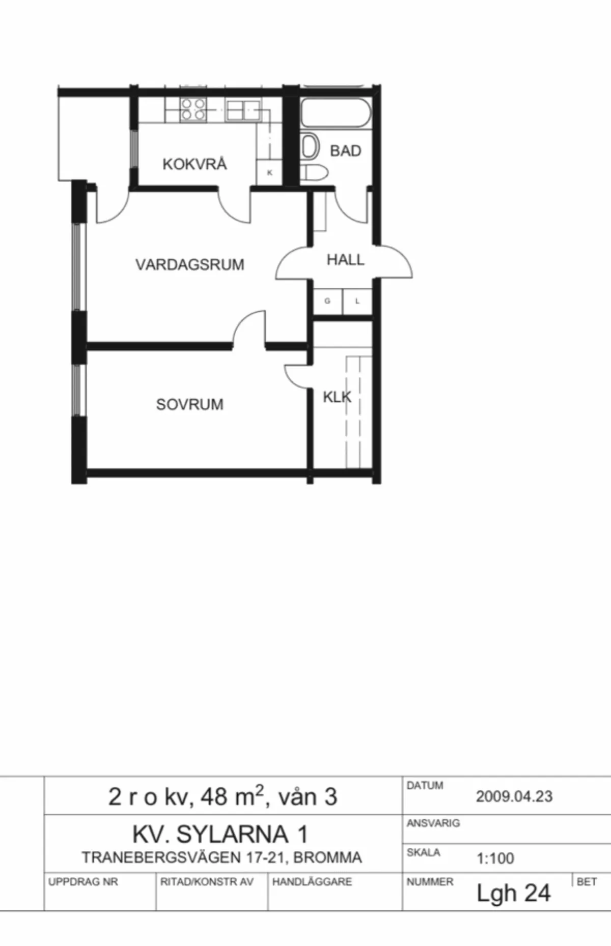 Hyreslägenhet på Bromma i bromma