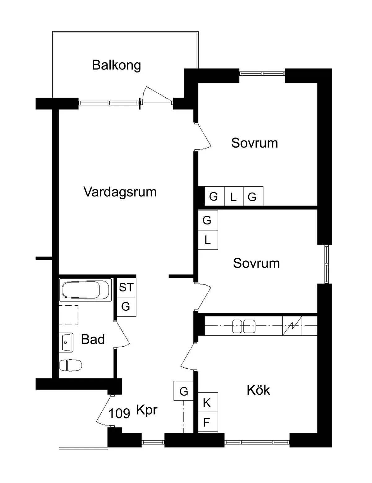 Hyreslägenhet på Skellefteå i skelleftea