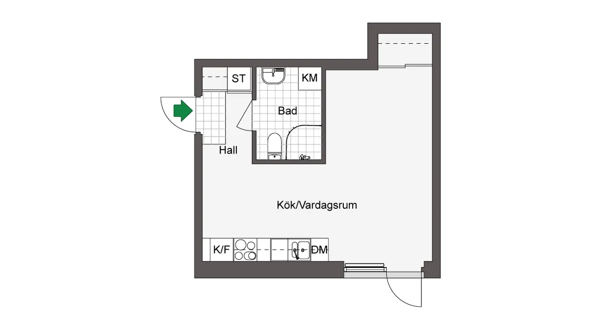 Hyreslägenhet på Halmstad i halmstad