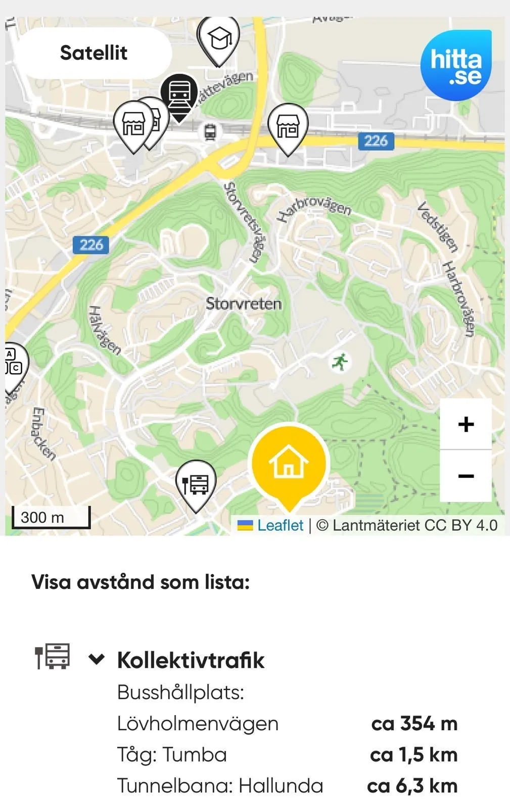 Hyresbostad på Tumba i tumba