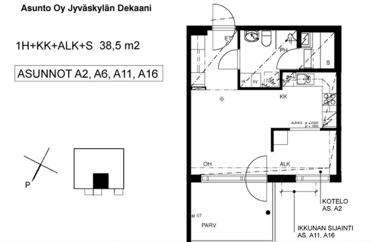 Hyreslägenhet på Jyväskylä i jyvaskyla