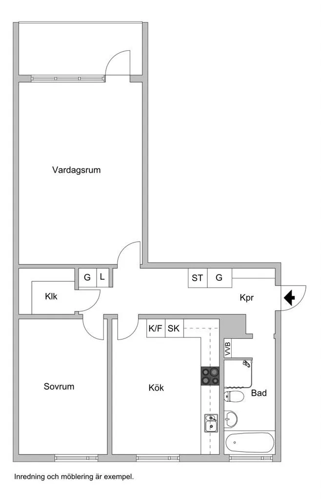 Hyreslägenhet på Halmstad i halmstad