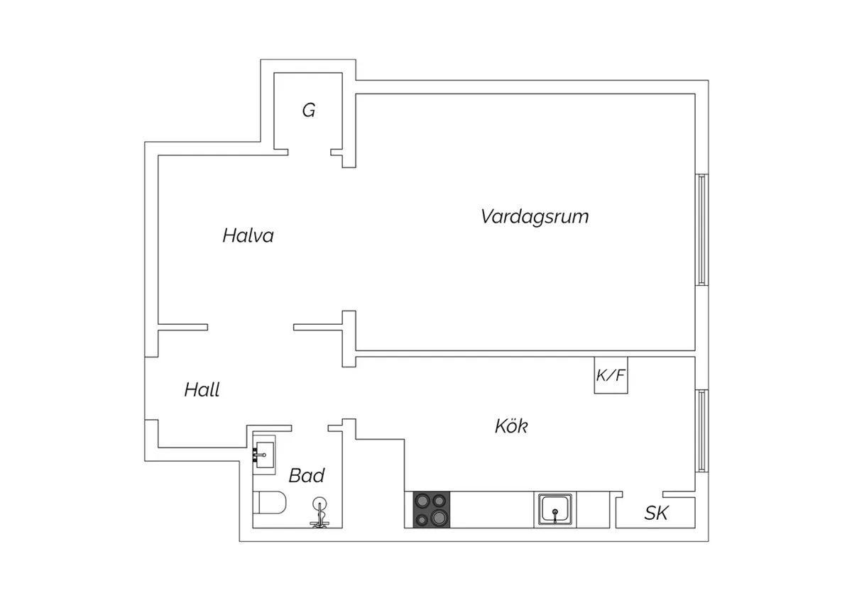 Hyreslägenhet på Malmö i malmo