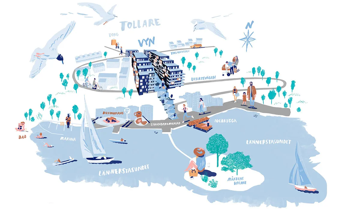 Hyreslägenhet på Saltsjö-boo i saltsjo-boo