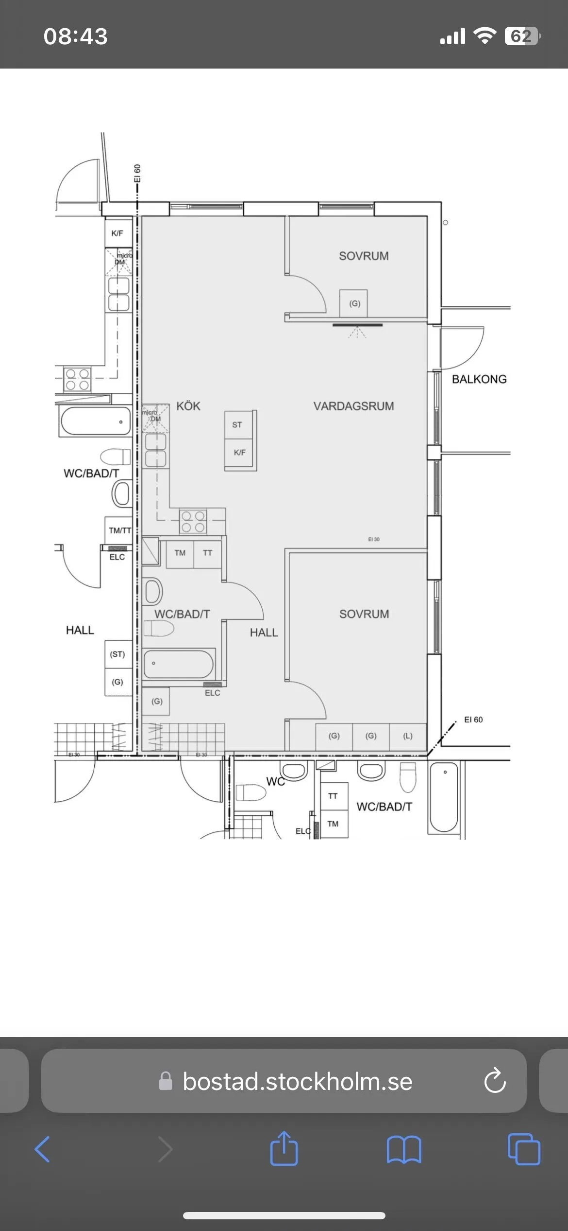 Hyreslägenhet på Stockholm i stockholm