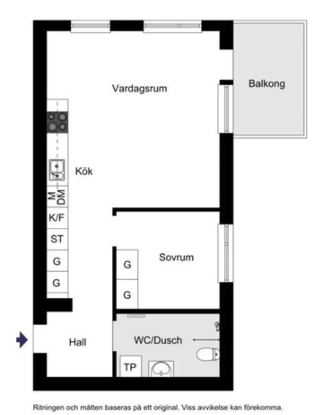 Hyreslägenhet på Täby i taby