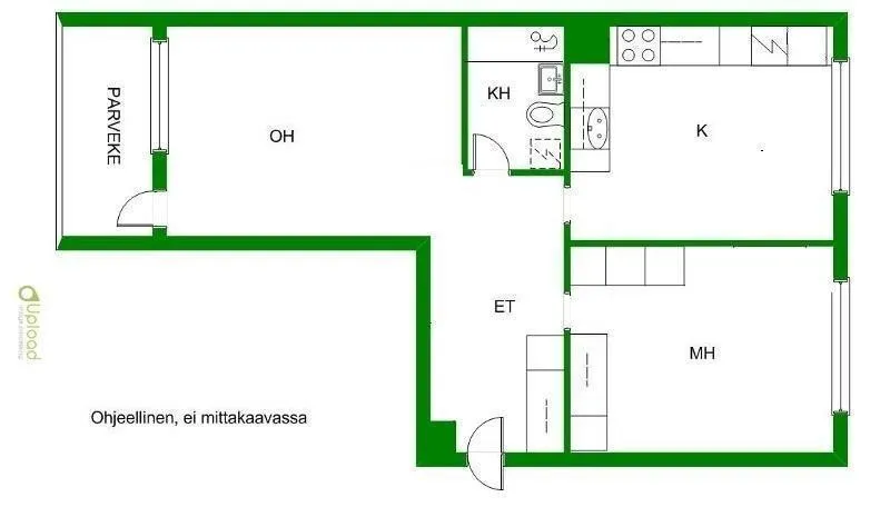 Hyreslägenhet på Kuopio i kuopio