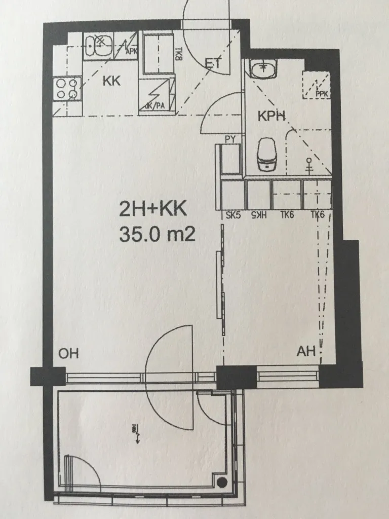 Hyreslägenhet på Helsinki i helsinki