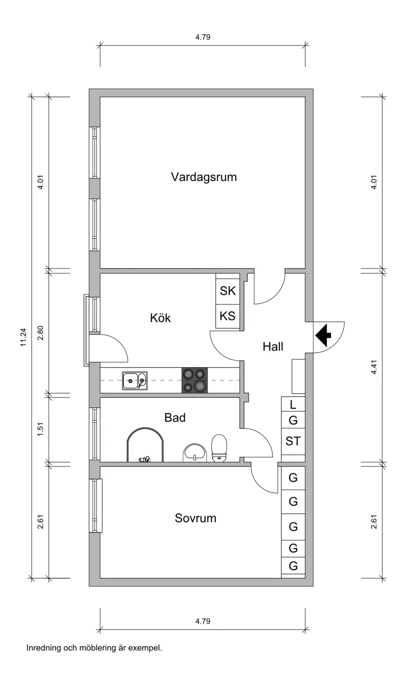 Hyreslägenhet på Linköping i linkoping