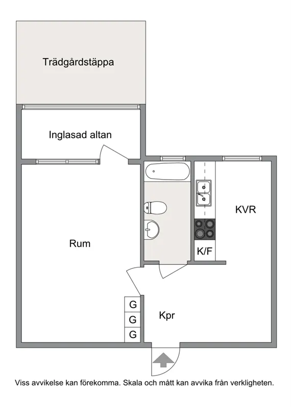 Hyreslägenhet på Kalmar i kalmar