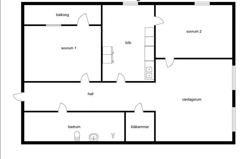 Hyreslägenhet på Sollefteå i solleftea