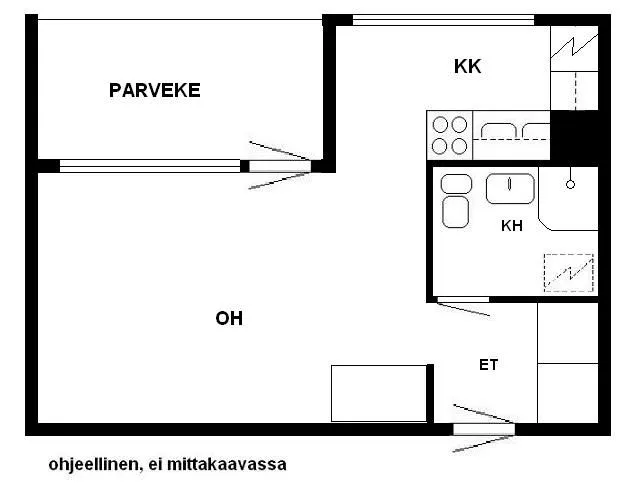 Hyreslägenhet på Oulu i oulu