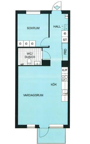 Hyreslägenhet på Malmö i malmo
