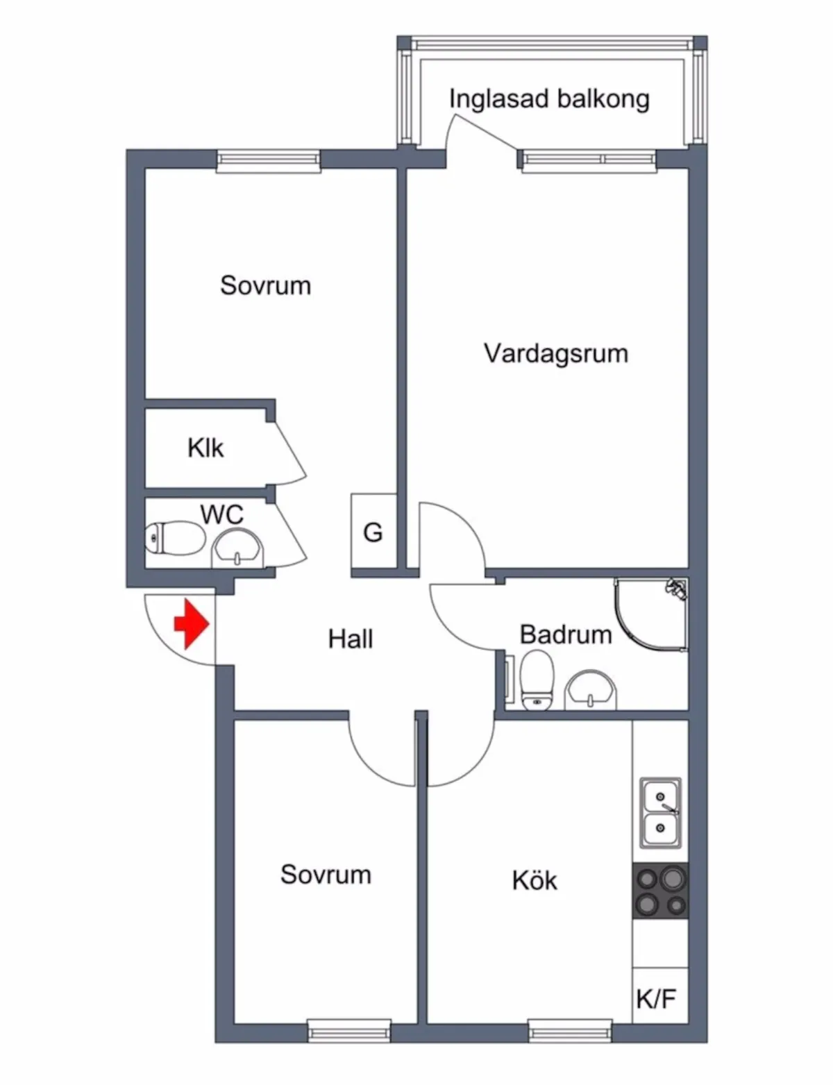 Hyreslägenhet på Ljungby i ljungby