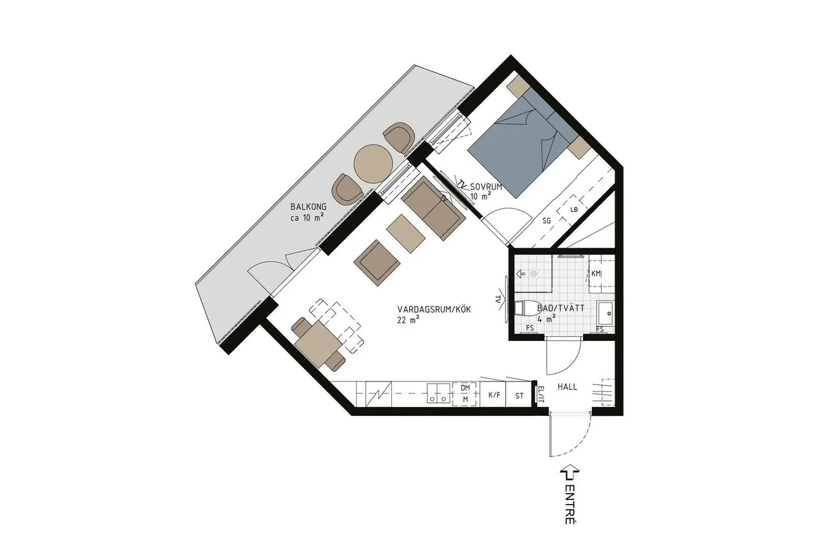 Hyreslägenhet på Stockholm i stockholm