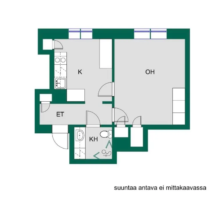 Hyreslägenhet på Helsinki i helsinki