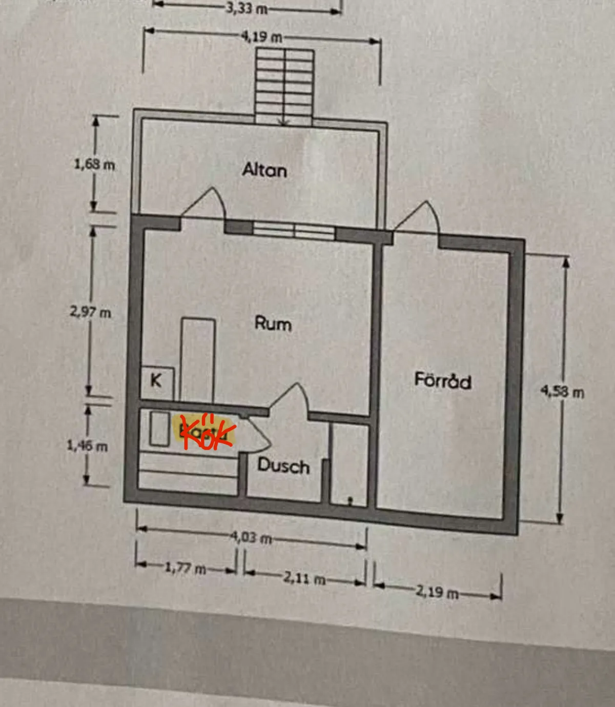 Hyreslägenhet på Enhörna i enhorna